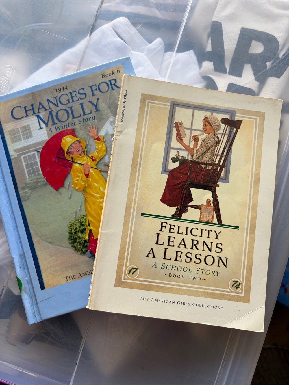 American Girl Books - Molly and Felicity
